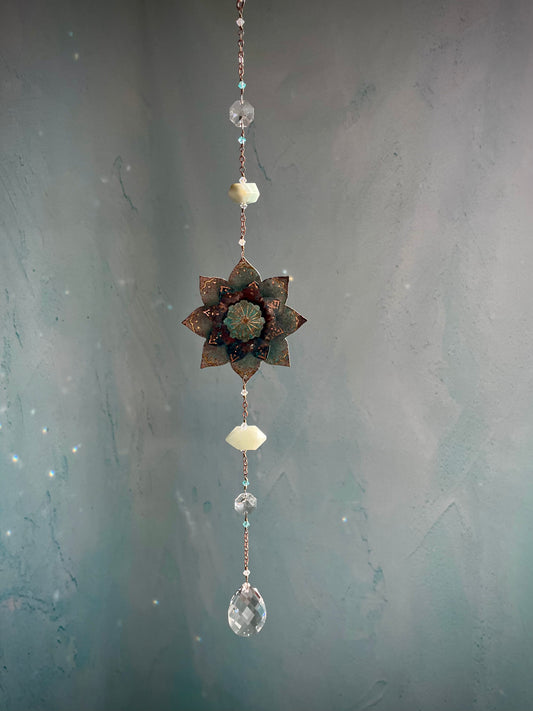 Mandala Flower Sun Catcher