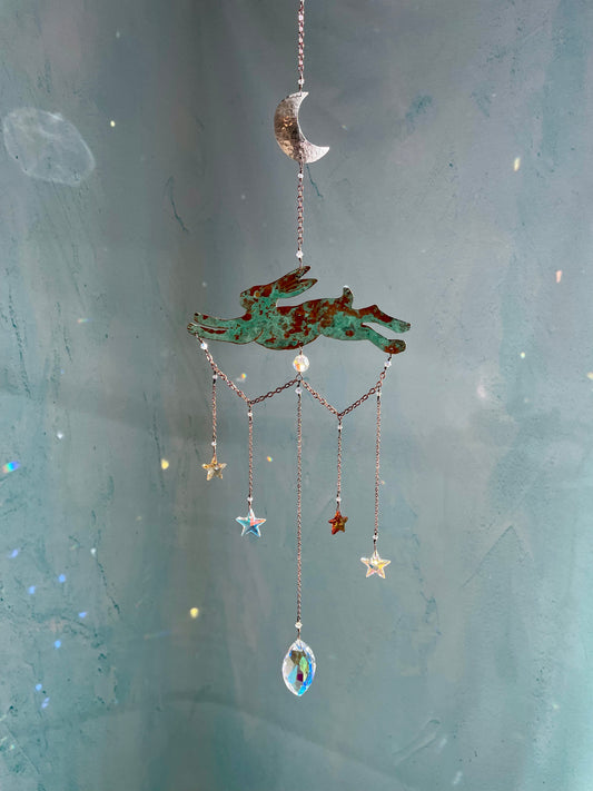 Leaping Hare Sun Catcher